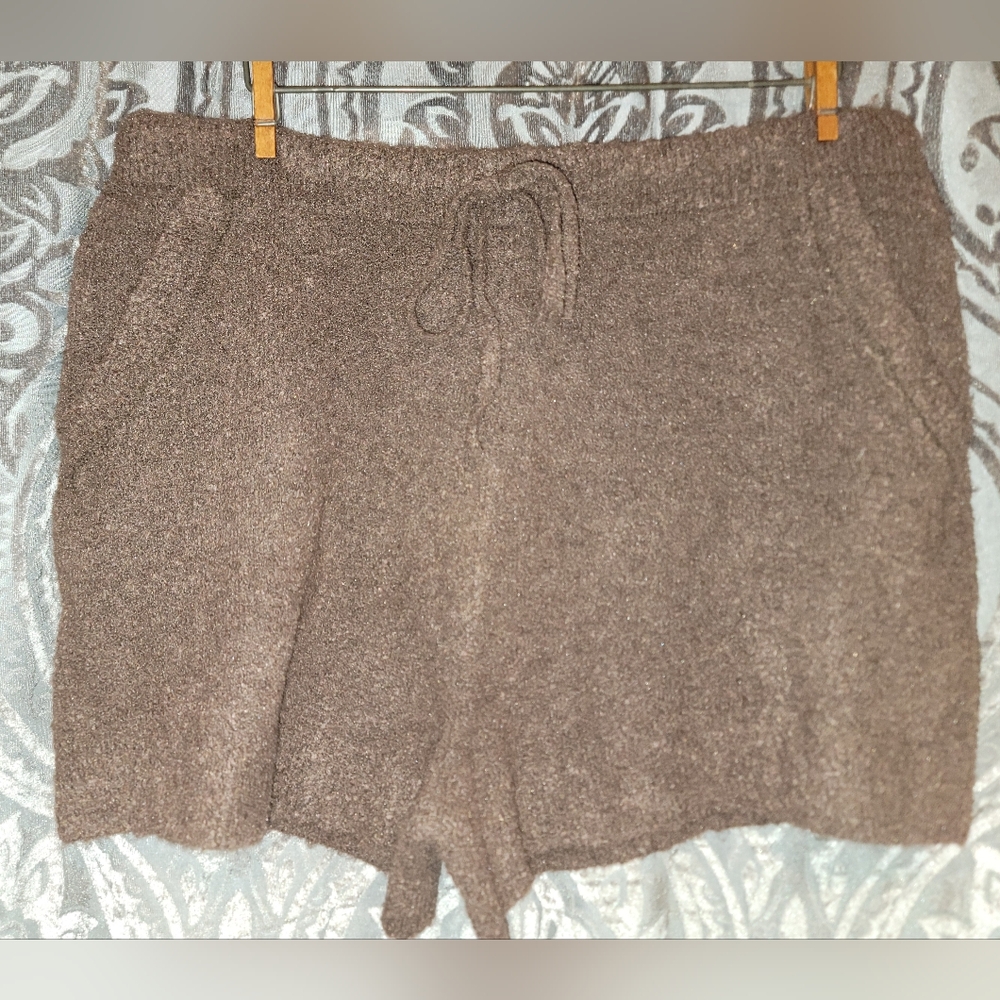 Auden Brown Knit Women's Lounge Shorts